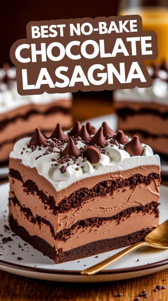 Best No-Bake Chocolate Lasagna