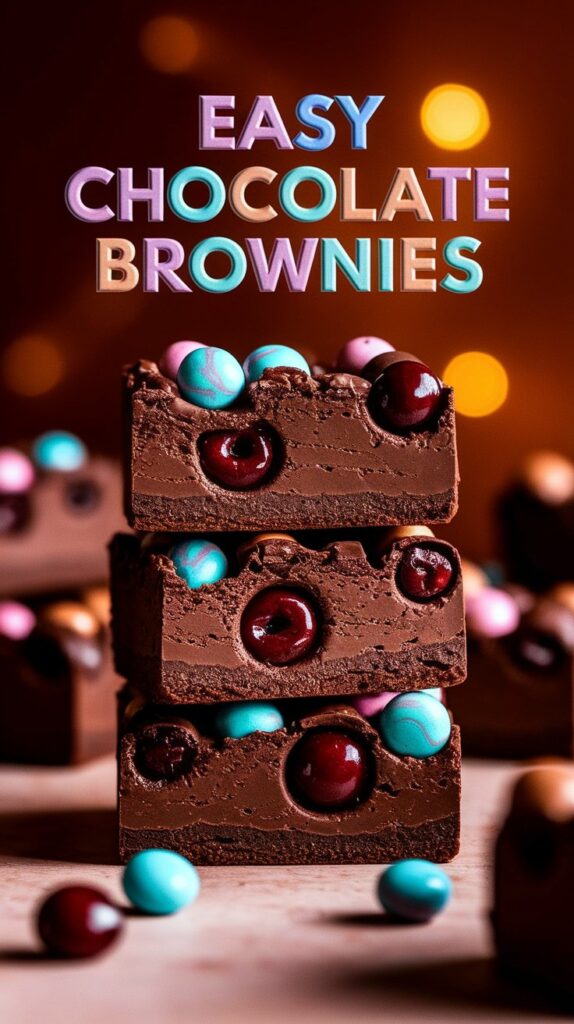 Easy Chocolate Cherry Brownies