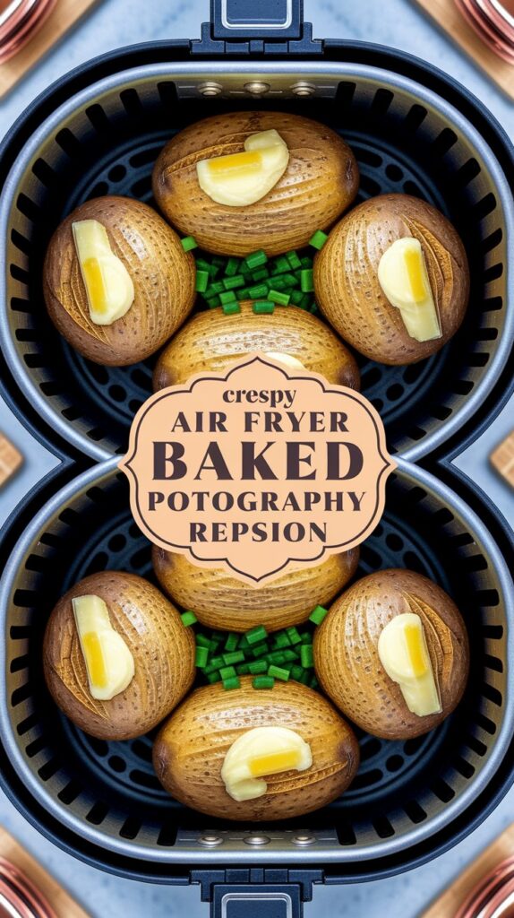 Crispy Air Fryer Baked Potato Recipe