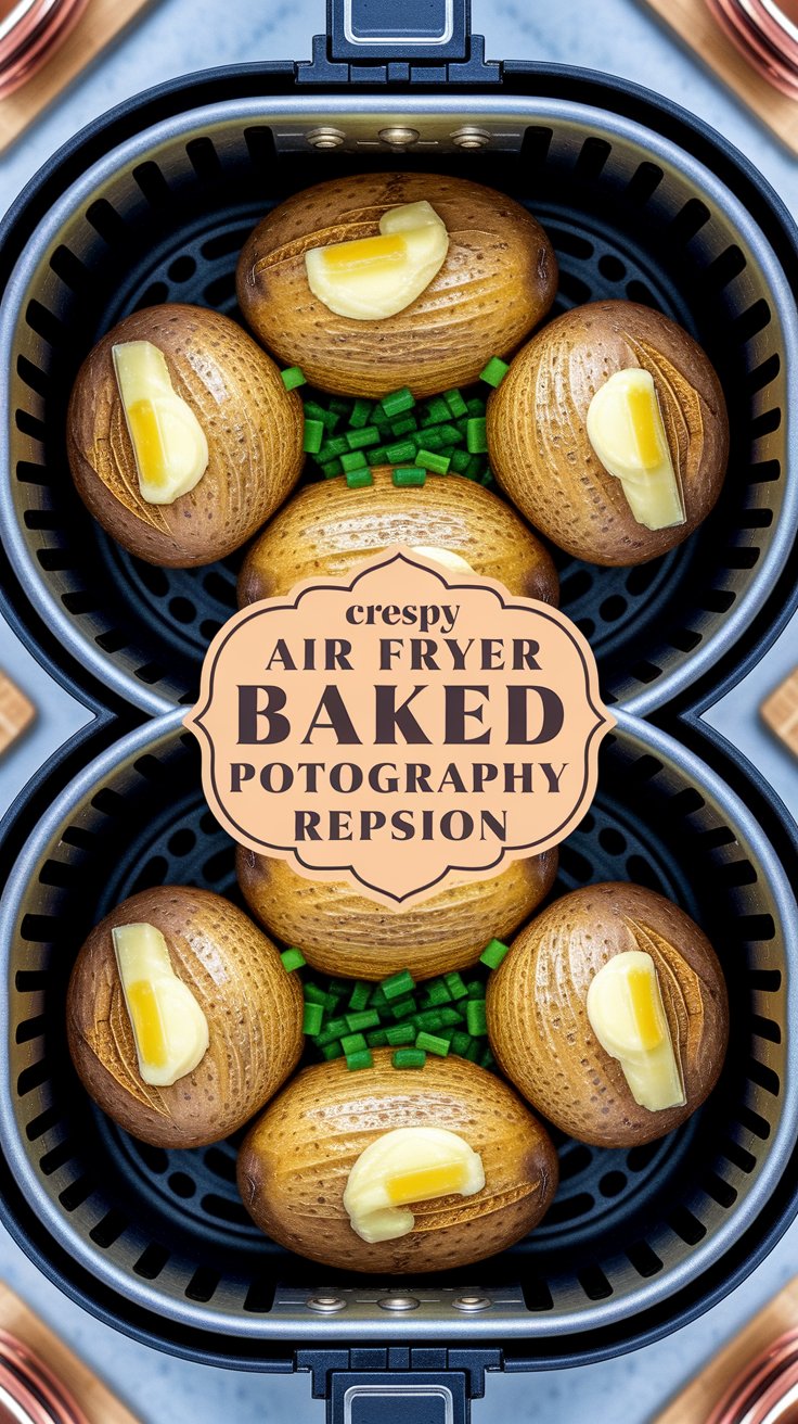 Crispy Air Fryer Baked Potato Recipe