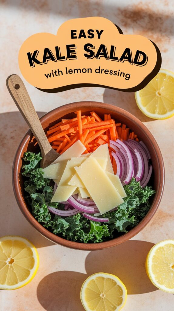 Easy Kale Salad with Lemon Dressing