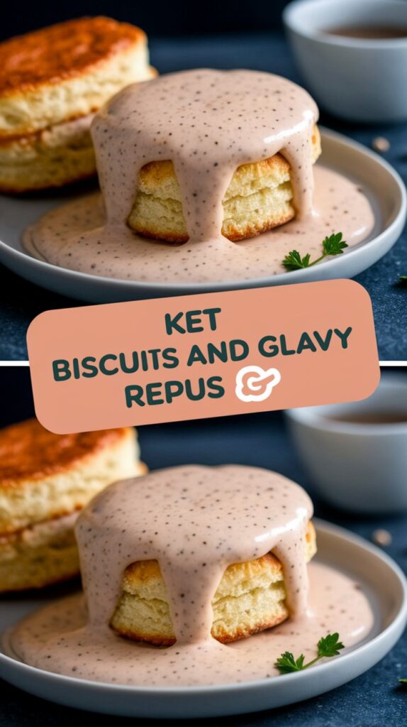 Keto Biscuits and Gravy Recipe
