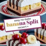 Easy No-Bake Banana Split Dessert