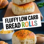 Fluffy Low Carb Bread Rolls