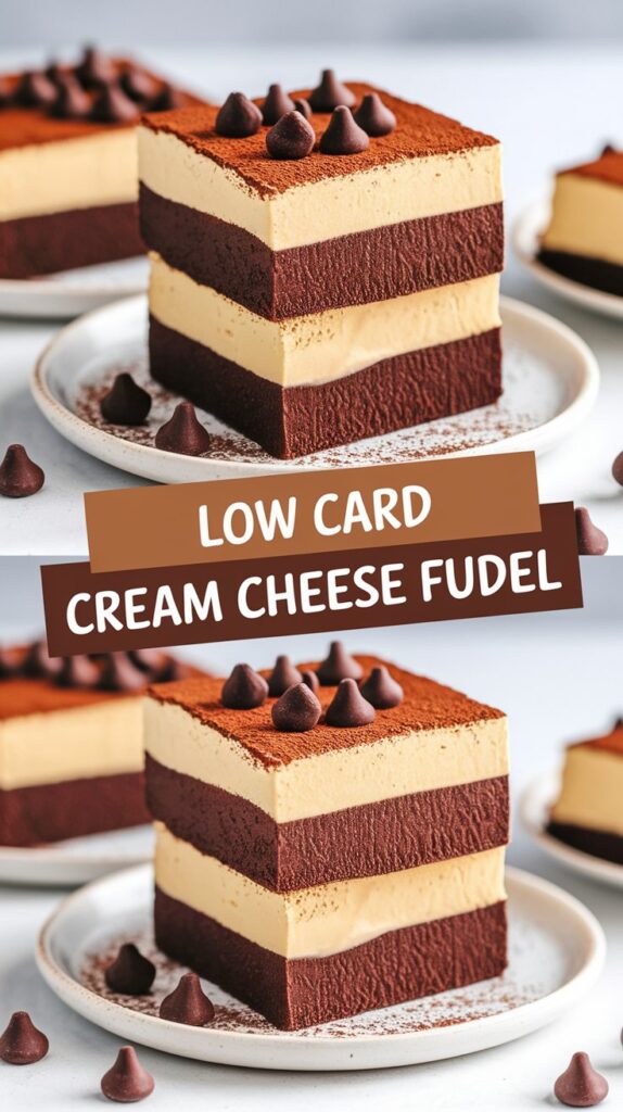 Low Carb Cream Cheese Fudge