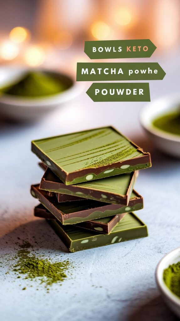 Best Keto Chocolate Matcha Bark Recipe