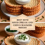 Best Keto Sour Cream and Chive Crackers Recipe