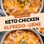 Keto Chicken Alfredo Casserole