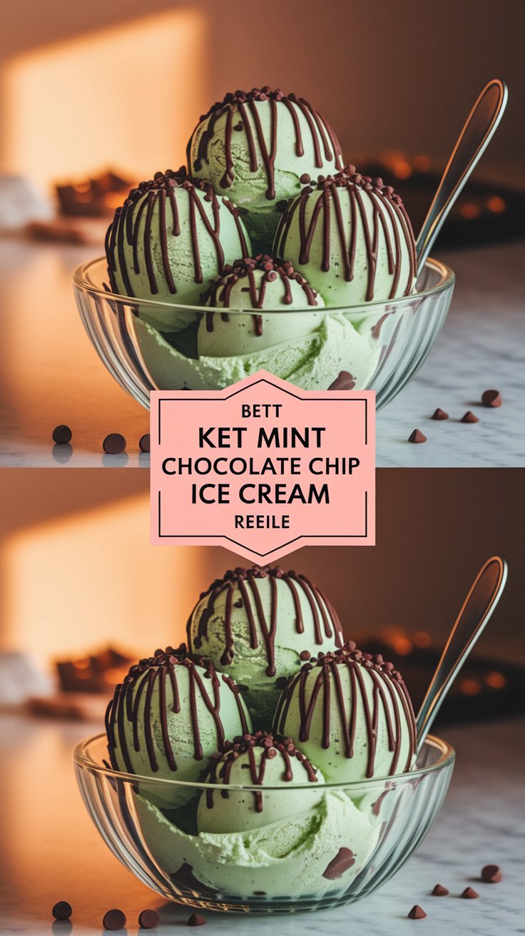 Best Keto Mint Chocolate Chip Ice Cream Recipe
